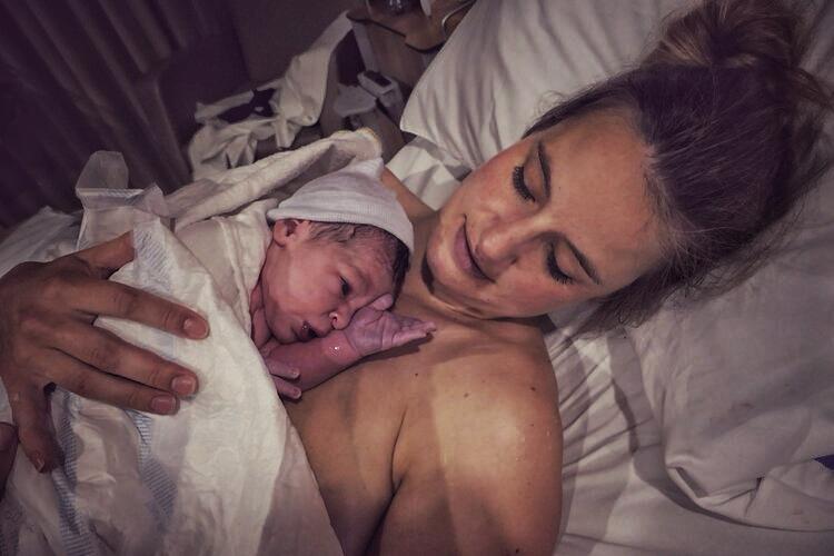 Marlouk en haar baby